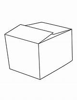 Box Coloring Boxes Clipart Cliparts Line Clip Library 792px 5kb Drawings sketch template