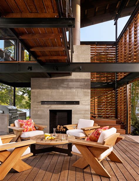 Lake Flato Designs Hog Pen Creek Retreat In Austin Texas