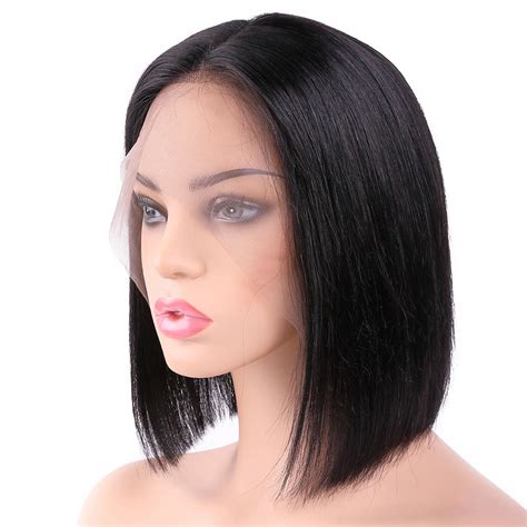 Short Bob Wig Peruvian Straight Lace Front Human Hair Wigs Bff Girl Remy Hair Bob Wig With Boby