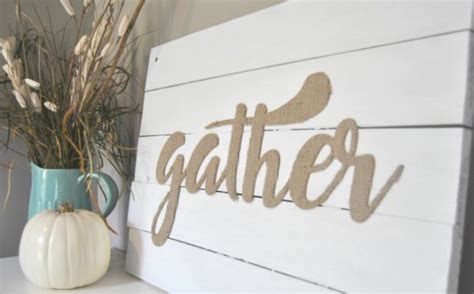 Diy Farmhouse Sign With Burlap Fabric Letters Simple Made Pretty