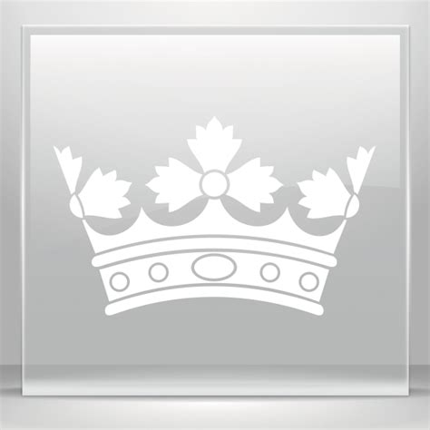 Simple Color Vinyl Royal Crown Stickers Factory