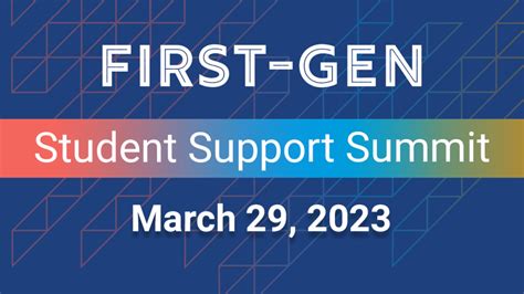Registration Now Open For First Gen Student Support Summit Penn State
