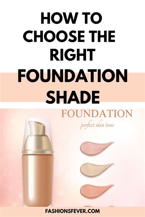 How To Choose The Right Foundation Shade For Your Skin Type Fashions