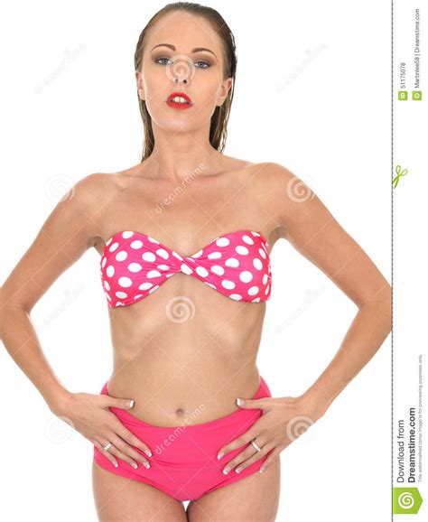 Femme Sexy Pin Up Model Dans Un Bikini Photo Stock Image Du Gens