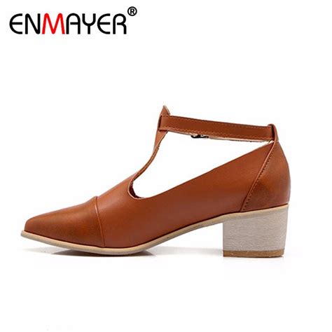 Enmayer Women Flats Sexy Gladiator Ankle Strap Flats Shoes Pointed Toe