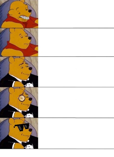 Winnie The Pooh Meme Template Panel