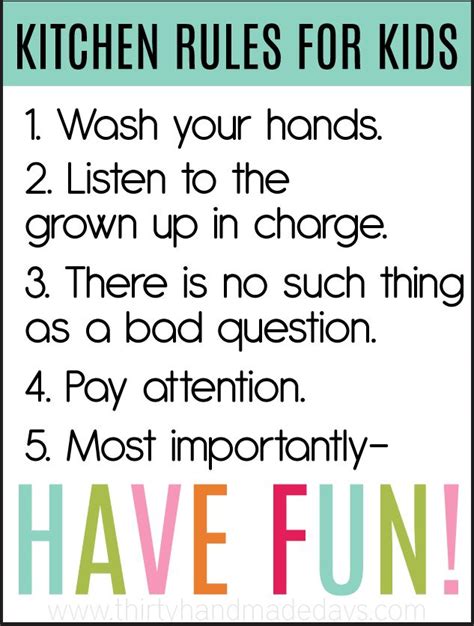 Before children begin cooking, here are a few safety reminders to review with them: Kids Cooking Camp | Kitchen rules, Kid cooking and For kids