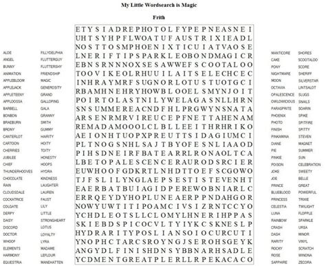 Very Hard Word Searches Printable Frith Has Brought Us