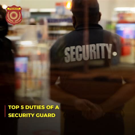 Top 5 Duties And Responsibilities Of A Security Guard Flickr