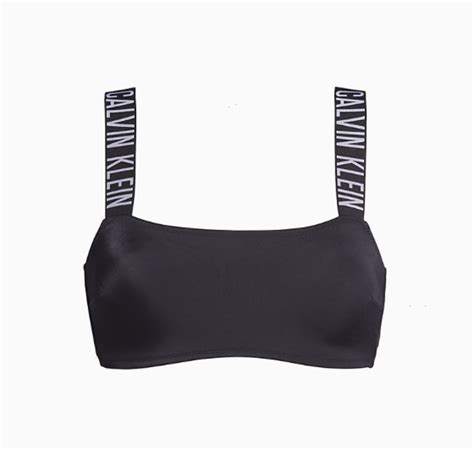 Buy Parte De Arriba Bikini Bandeau Calvin Klein Sizes S Colour Black