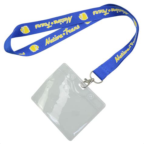 Protect your badges from scratches and fading with id badge holders. Name tag lanyards | Horizontal clear plastic name tag lanyards