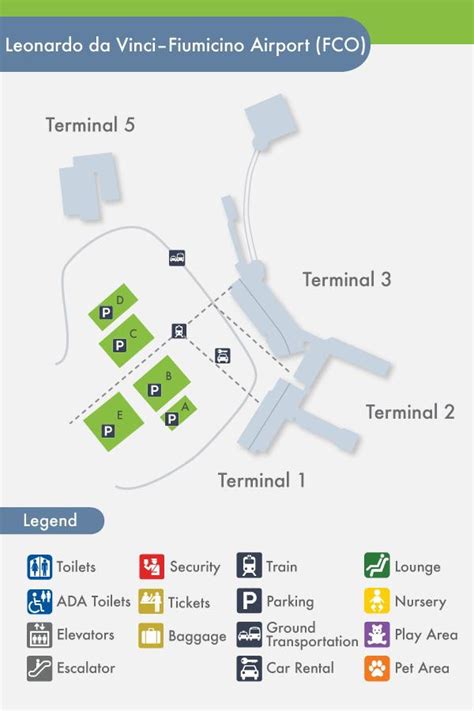 Fco Terminal 5 Map Map Of Fco Terminal 5 Lazio Italy
