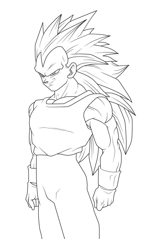 You can use our amazing online tool to color and edit the following vegeta super saiyan coloring pages. SSJ3 Vegeta Lineart by DranzertheEternal on DeviantArt