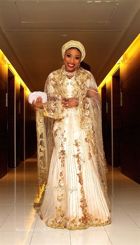 Gold And White African Wedding Dress African Wedding Attire Nigerian Traditional Wedding