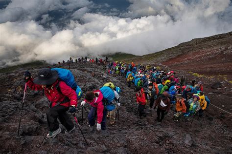 Why Hundreds Of Thousands Climb Mount Fuji Every Year