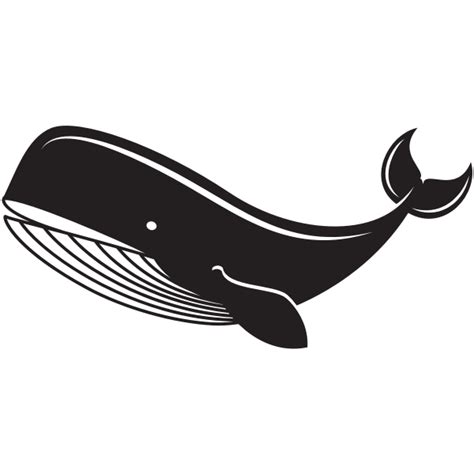 Big Whale Silhouette Whale Silhouette Big Whale Whale