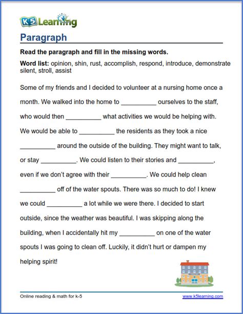 Grade 2 Grammar Worksheets K5 Learning Writing Sentences Worksheets