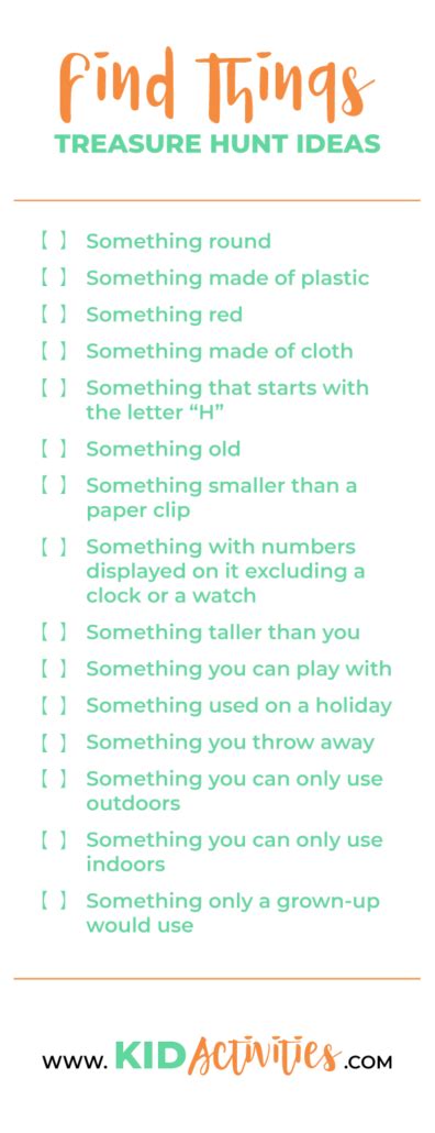 These riddles for adults may seem simple at first, but you will be challenged unless you've already heard them. 40 Scavenger Hunt Riddles for Kids - Kid Activities