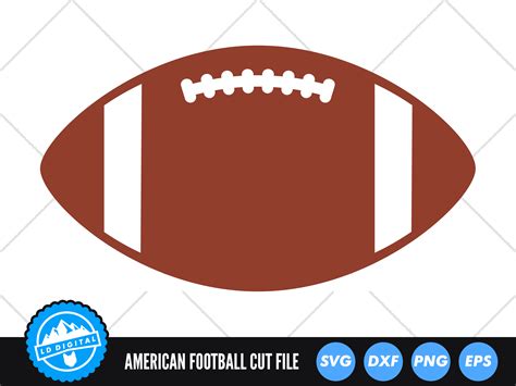 Football SVG Files | Football Silhouette Cut Files By LD Digital
