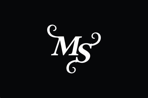 Monogram Ms Logo V2 Graphic By Greenlines Studios · Creative Fabrica