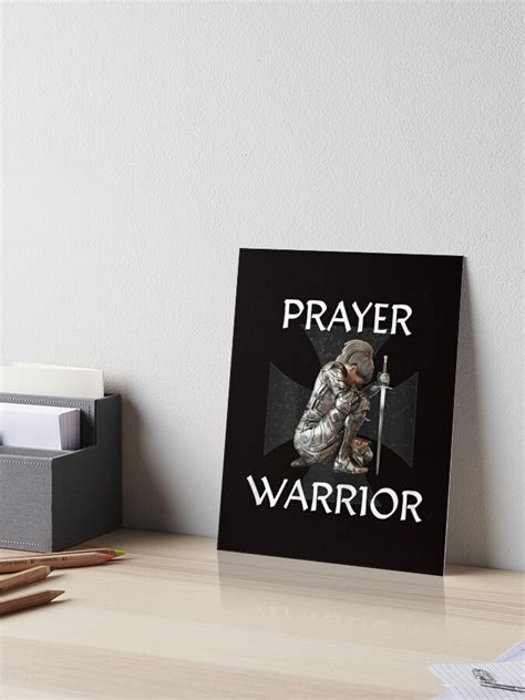 Christian Bible Verse Religious Ts Women Prayer Warrior Art Board