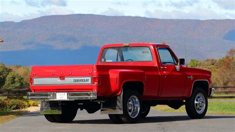 1988 Chevrolet K30 Dually Pickup Truck Red Wallpapers Hd