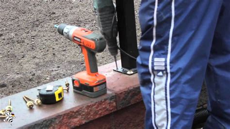 Once you have the right drill and drill bit, mark the spot on the concrete. GRK Caliburn Concrete Screws - YouTube