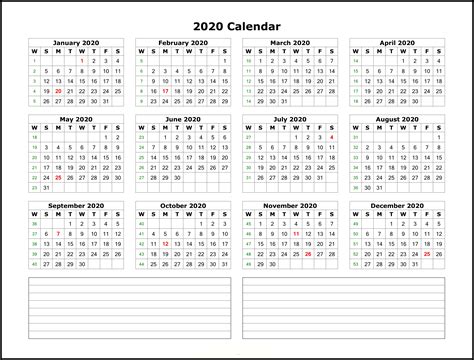 Printable Yearly Calendar Di 2020 Year View Calendar Jquery Month