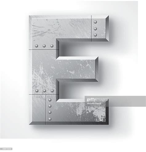 Metal Letter E High-Res Vector Graphic - Getty Images