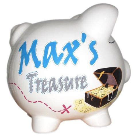 The piggy bank is known to collectors as a still bank as opposed to the mechanical banks popular in the early 20th century. Personalized Hand Painted PIGGY BANK Design Piggy by ...