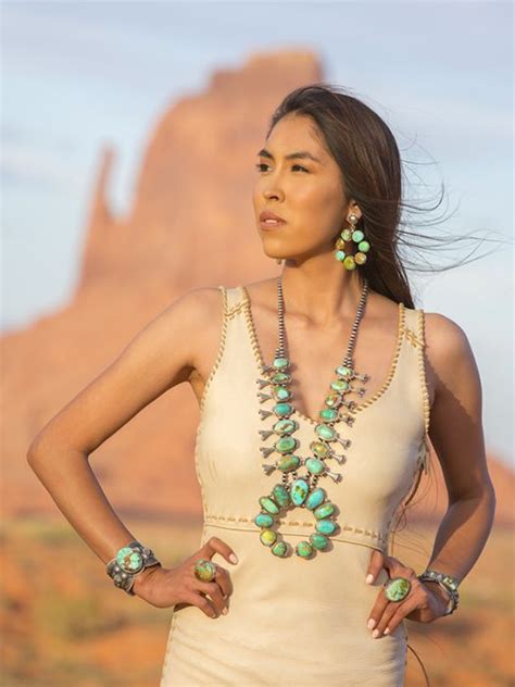 Exclusive Squash Blossom Necklace Turquoise Jewelry Outfit Turquoise Layered Fashion