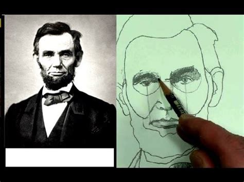 How to Draw Abraham Lincoln Step by Step  YouTube