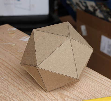 Papercraft 20 Sided Dice Papercraft