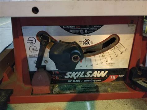 10 Skilsaw Table Saw Model 3400