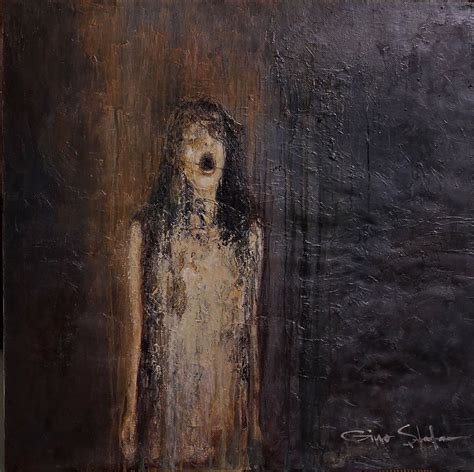 Oil Painting By Manuroartis Scary Painting Arte Horror Horror Art