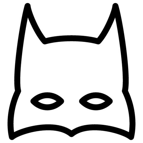 Batman Mask Icon Line Iconpack Iconsmind