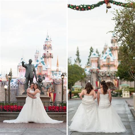 Brides Books And Bees Renee And Dianas Disneyland Wedding