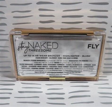 Urban Decay Stay Naked Threesome Palette Bronzer Highlighter Blush