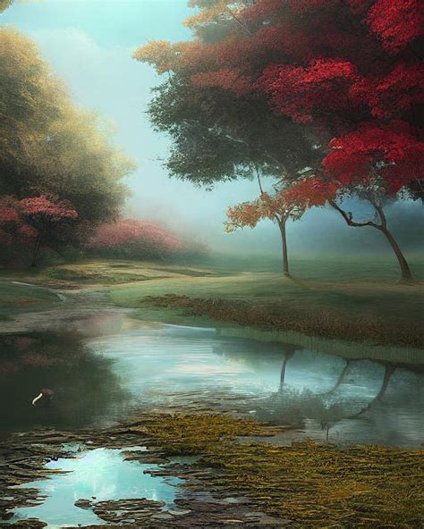 Quiet Stream Digital Art By James Inlow Fine Art America