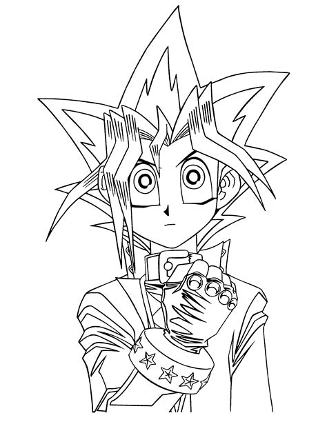 Coloriage Yu Gi Oh 16 Dessins Animés Coloriages à Imprimer