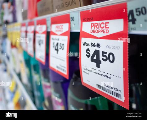 Supermarket Price Tag Hi Res Stock Photography And Images Alamy