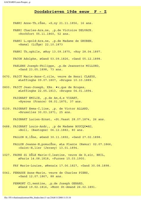 GACHARD Louis-Prosper, ‚p