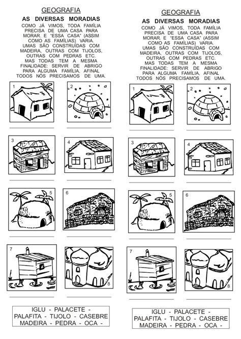 Avaliação De Geografia 2 Ano