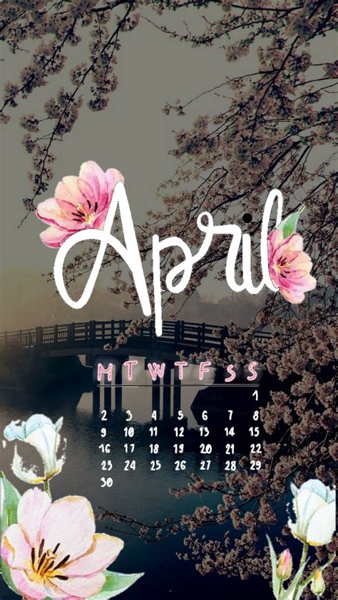 April Calendar Wallpaper Printable Word Searches