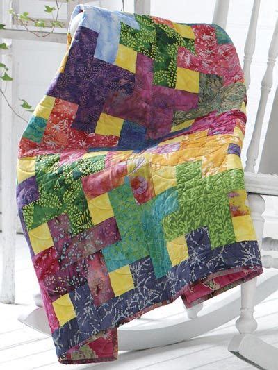 Check spelling or type a new query. Simplified Log Cabin: This colorful 36" x 42" lap quilt is ...