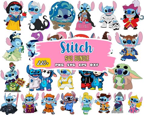 Stitch Crashes Disney Svg Png Dxf Stitch Clip Art Stitch Inspire