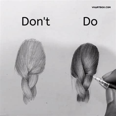 This Is Best Tips For Hair Drawing ️ This Is Best Tips For Hair