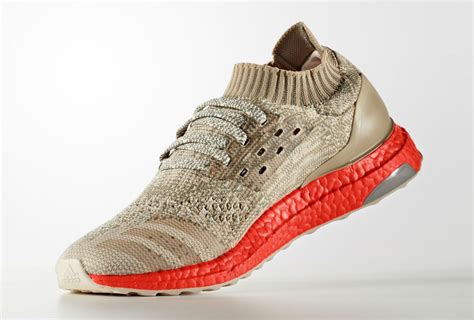 The adidas ultra boost is indeed a new era for the cushioned shoes because of its soft solid fabric, weight, and comfortability. Adidas Ultra Boost Uncaged "Tan/Orange"