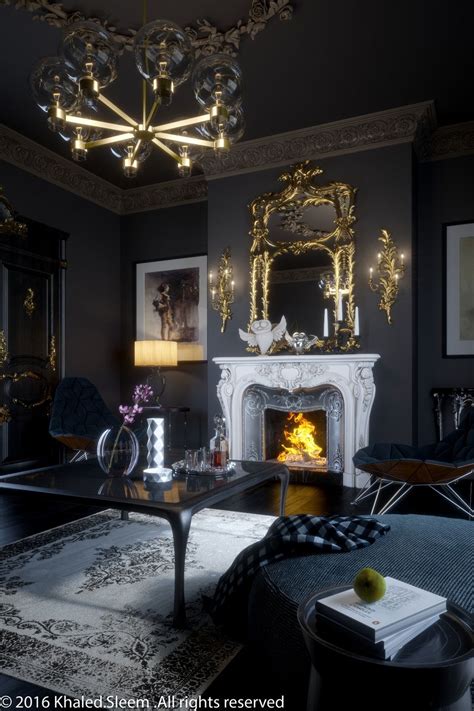 The tidy lines throughout this living room created by robson rak are making a little yet mighty difference. Black Room, Kajooo085 (3D) | kajooo085 | CGSociety Forums ...