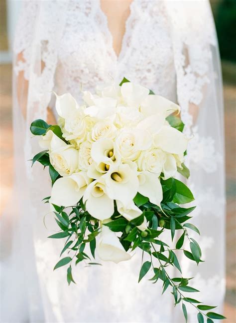 Charming Southern Wedding On Virginia Horse Farm Lily Bouquet Wedding